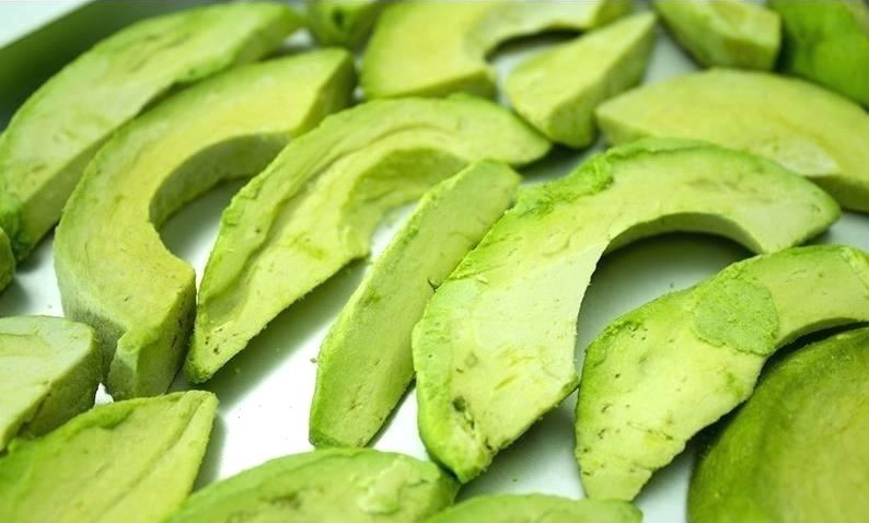 Freeze-dried avocado