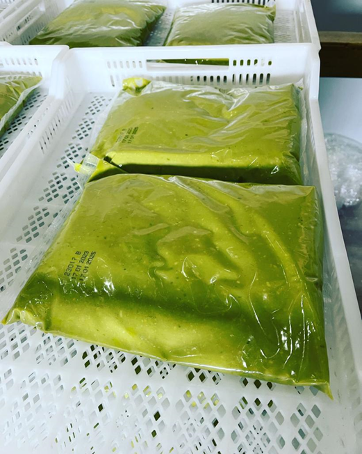 HPP frozen avocado pulp